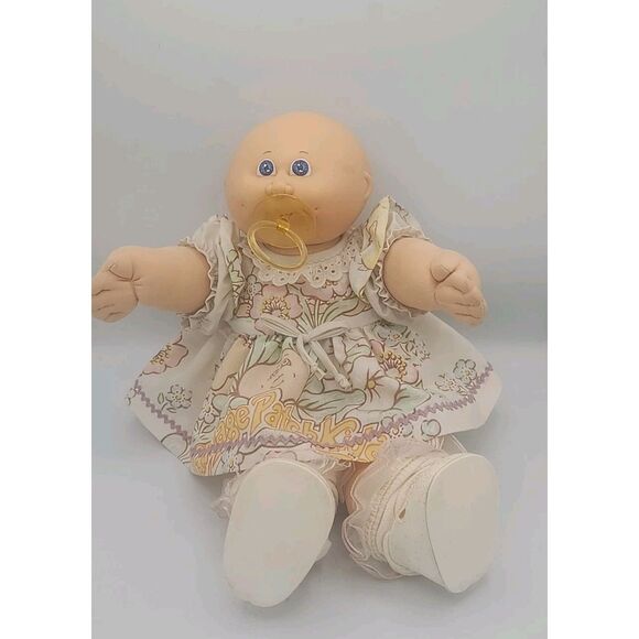 Cabbage Patch doll 1978 1982 Bald Preemie Baby With pacifier - Picture 1 of 10
